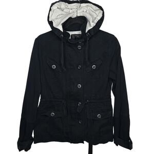 Y2K Hooded Utility Jacket Bella Swan Twilight Forever21 Medium Cargo Grunge